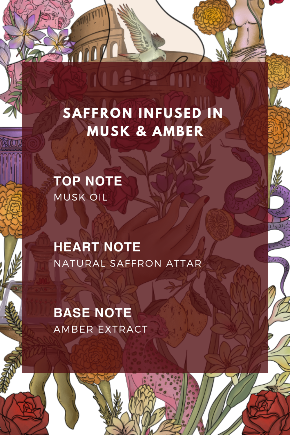 Saffron infused in Musk & Amber (Candle)