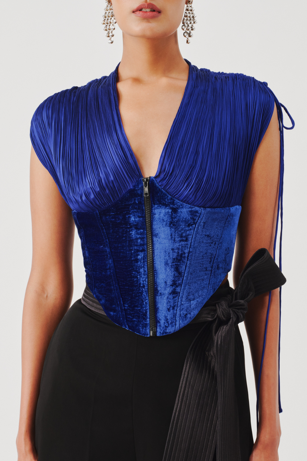 Veronica Corset in Blue