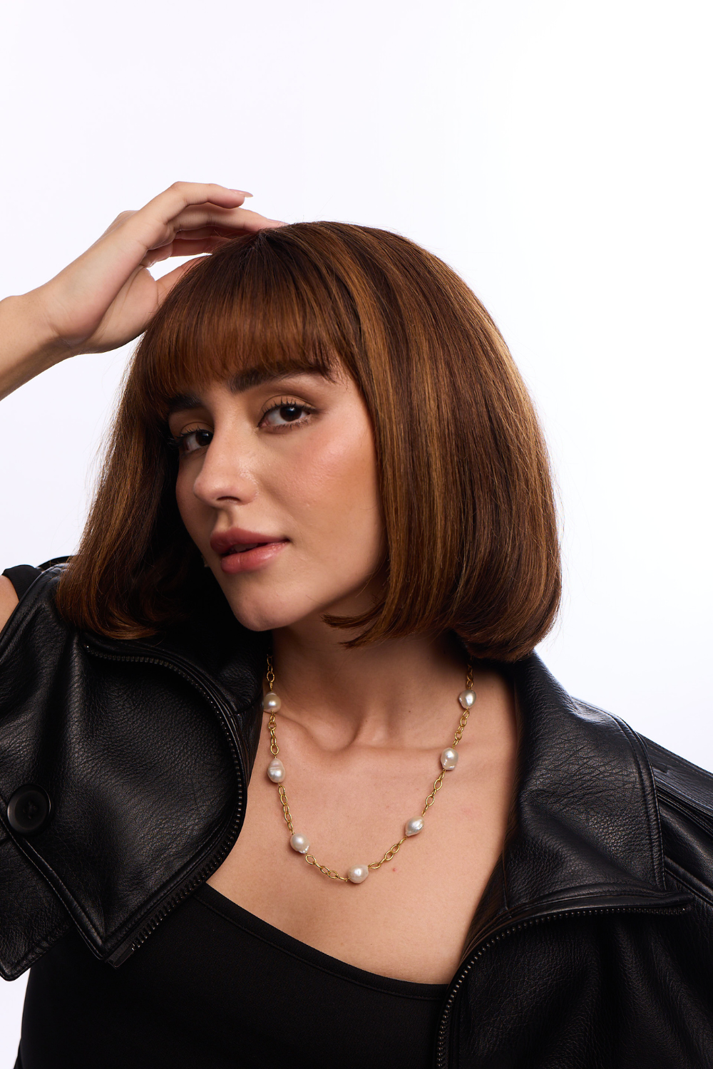 Baroque Linked Pearl Chain