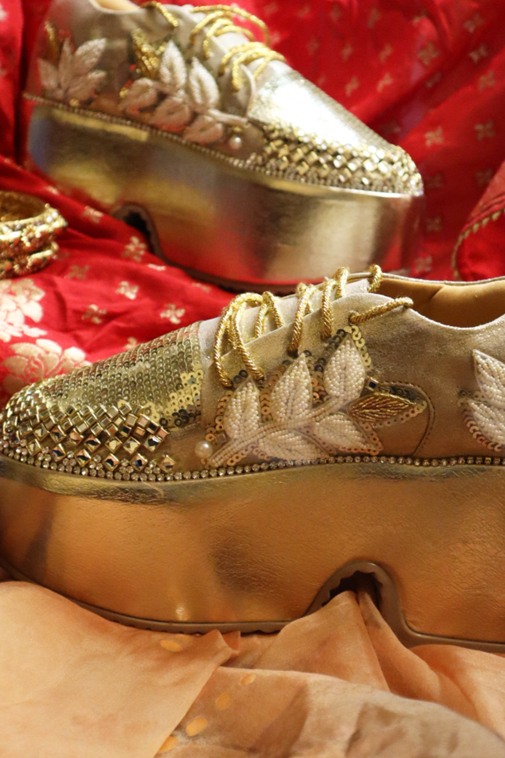 "Madhumalti Gulzaar Luxe Sneakers "