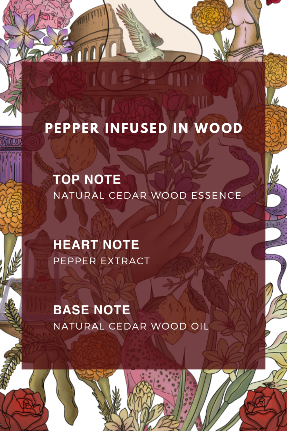 Pepper Infused in Wood Incense Sticks