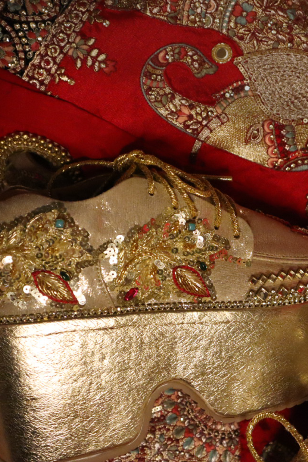 Ballad of Colours Luxe Golden Sneakers