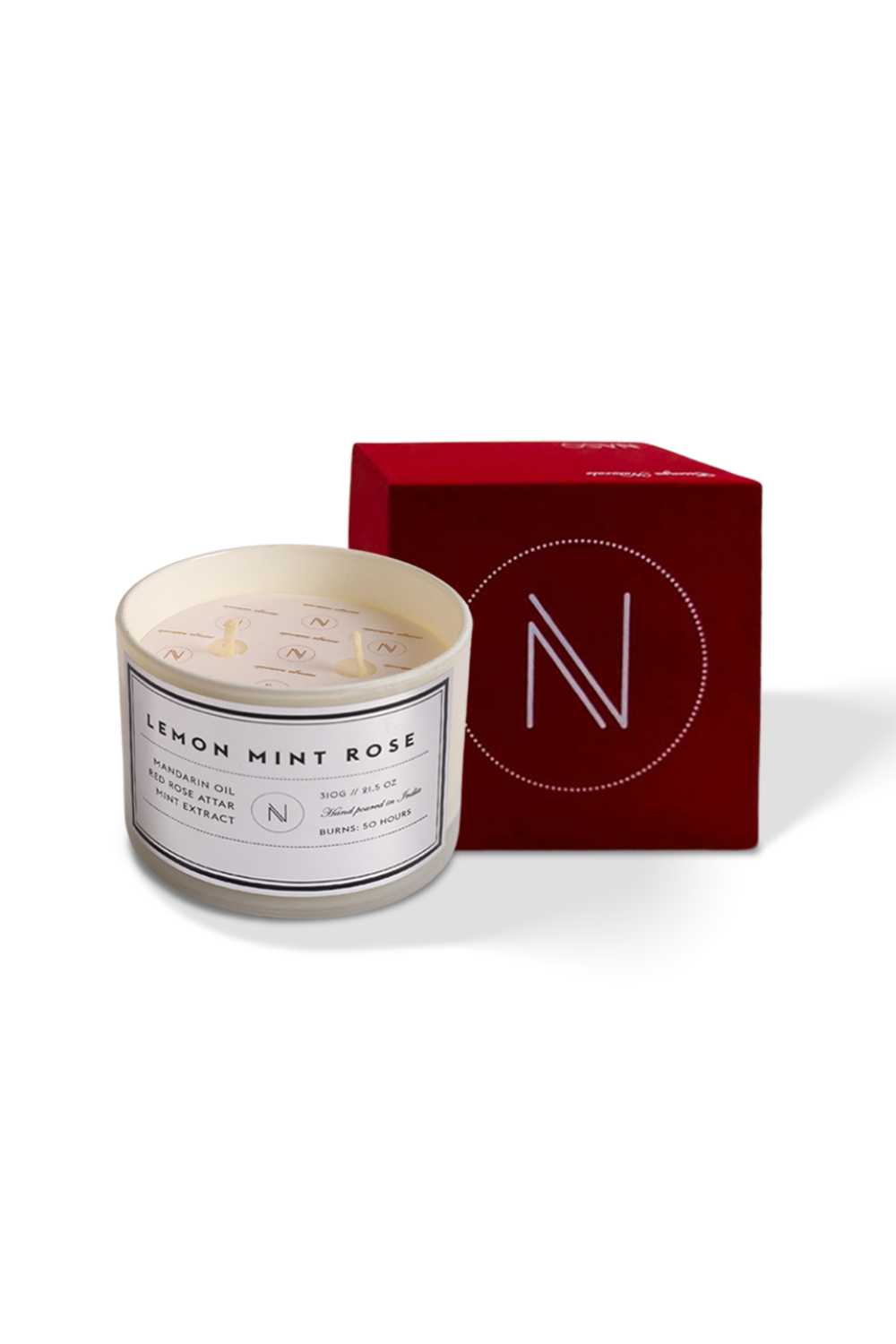 Mint infused in Rose & Lemon (Candle)