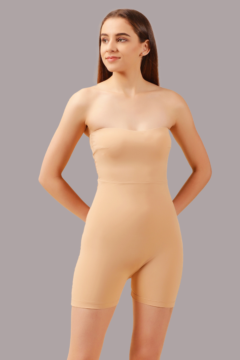 The Active Story Nude Strapless Bustier Shaping Jumper