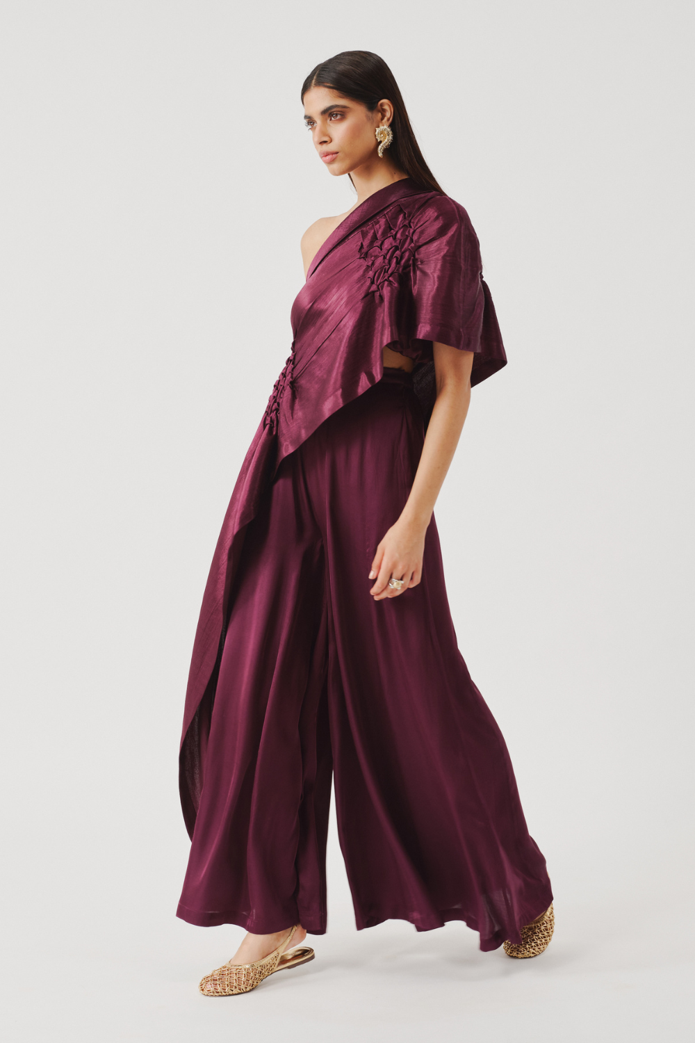 Soiree Pants in Burgundy