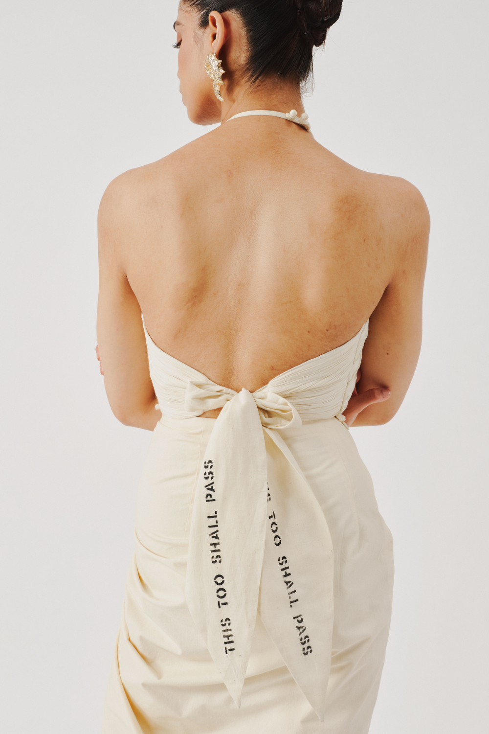 Lucid Muslin Halter Neck Top