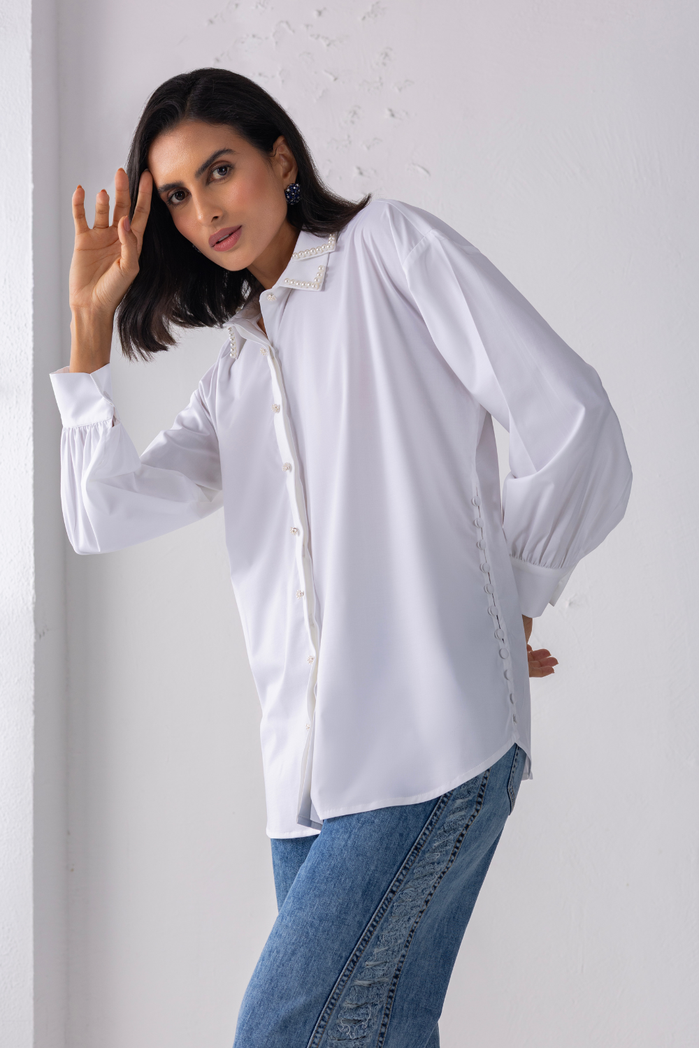 The Double-Collared Pearl Shirt