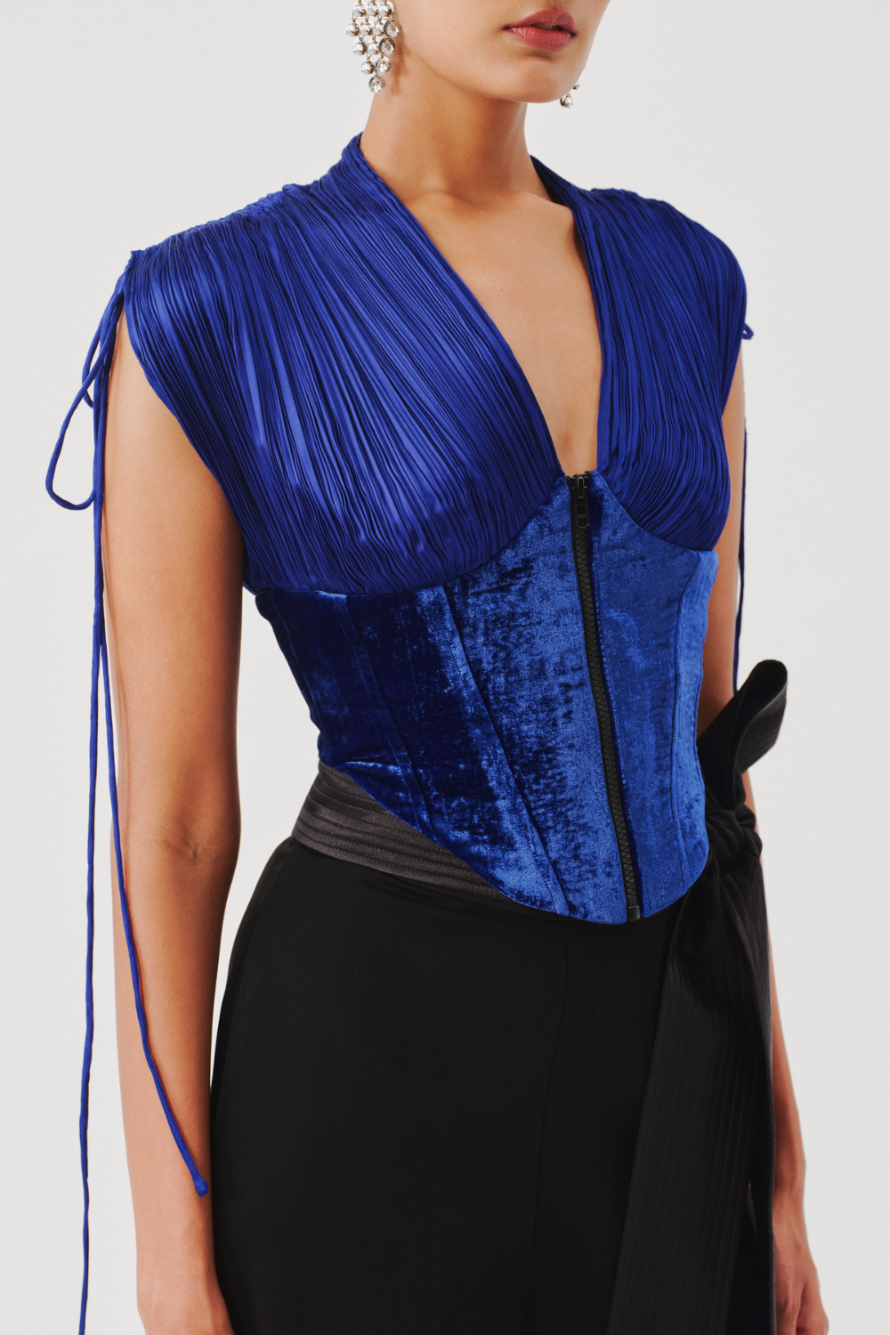 Veronica Corset in Blue