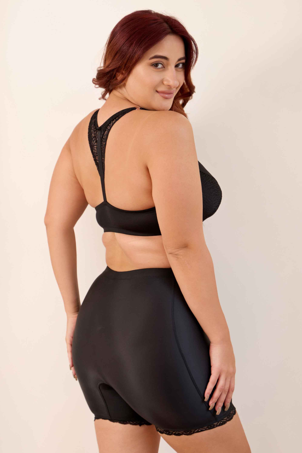 The Active Story Nude and Black Lace Shaping Briefs