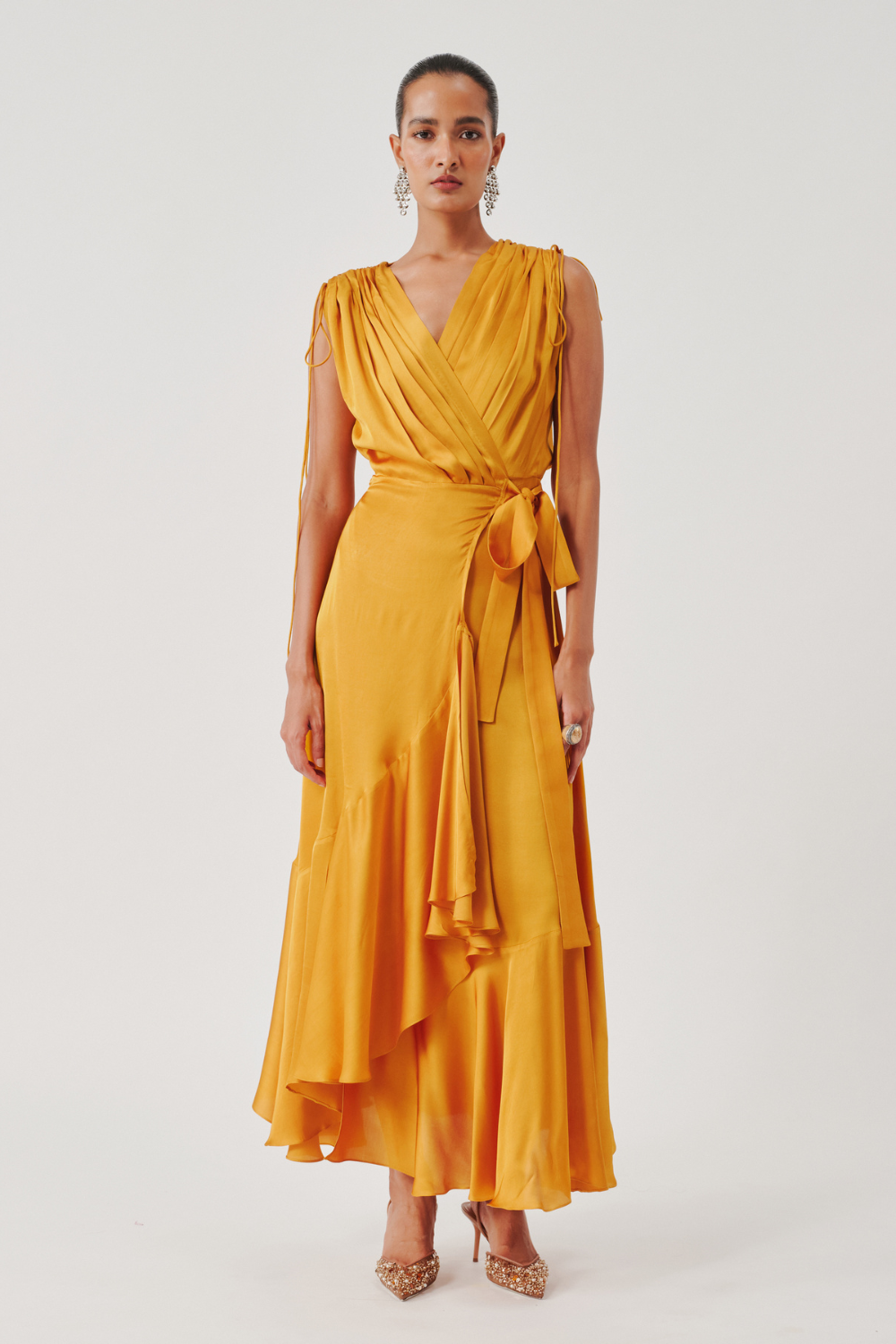 Rumba Dress in Mustard