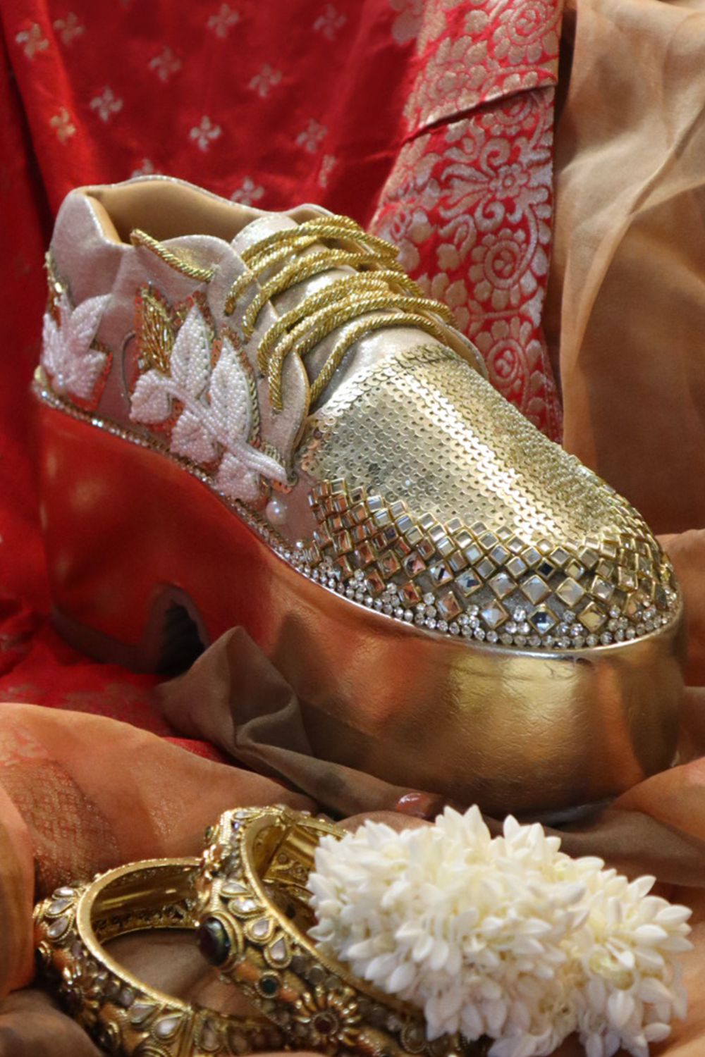 "Madhumalti Gulzaar Luxe Sneakers "