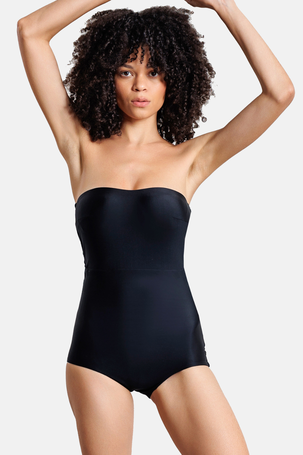 The Active Story Black Strapless Bustier Shaping Bodysuit
