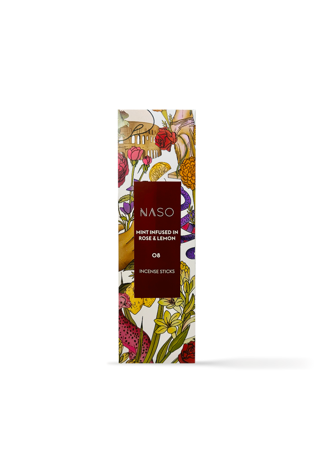 Mint Infused in Rose & Lemon Incense Sticks