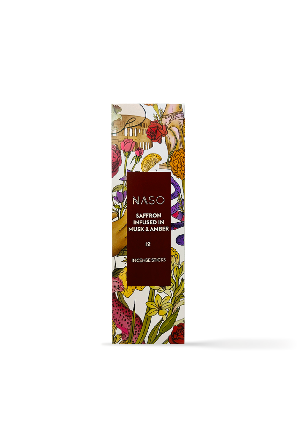 Saffron Infused in Musk & Amber Incense Sticks