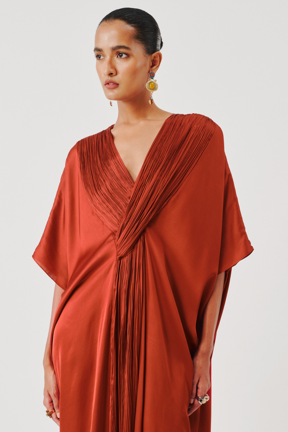 Regal Kaftan in Rust