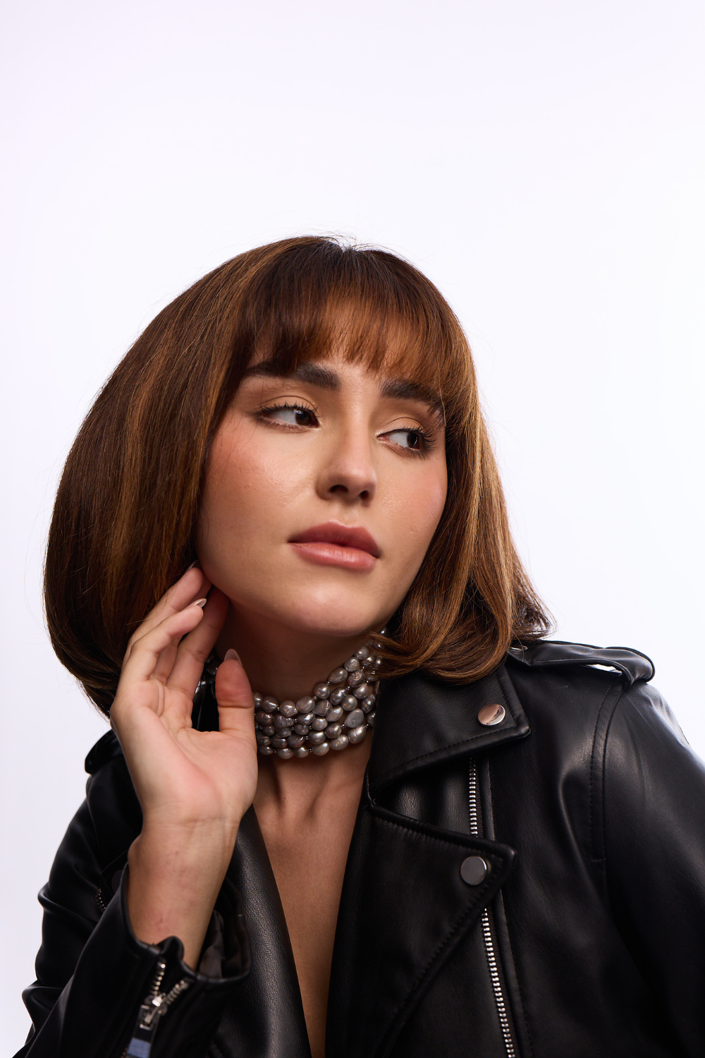 Statement Baroque Bandel Choker - Silver