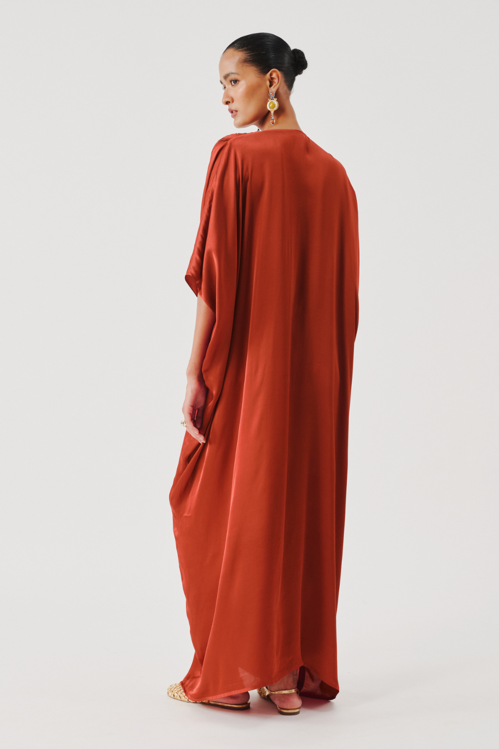 Regal Kaftan in Rust