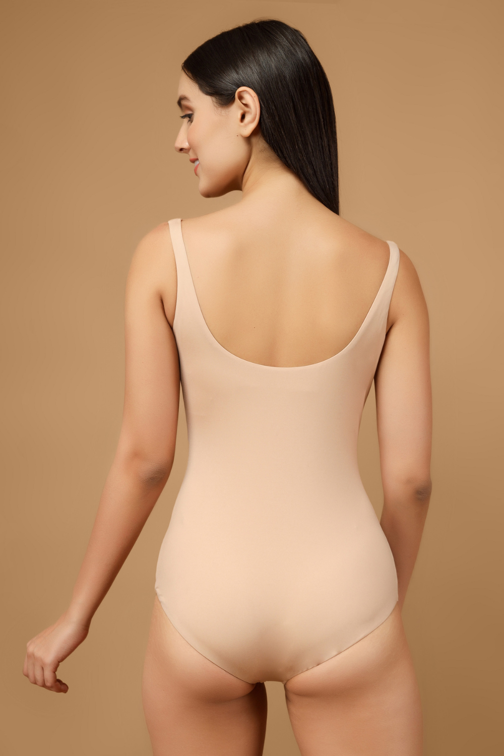 The Active Story Nude Open Bust Shaping Bodysuit