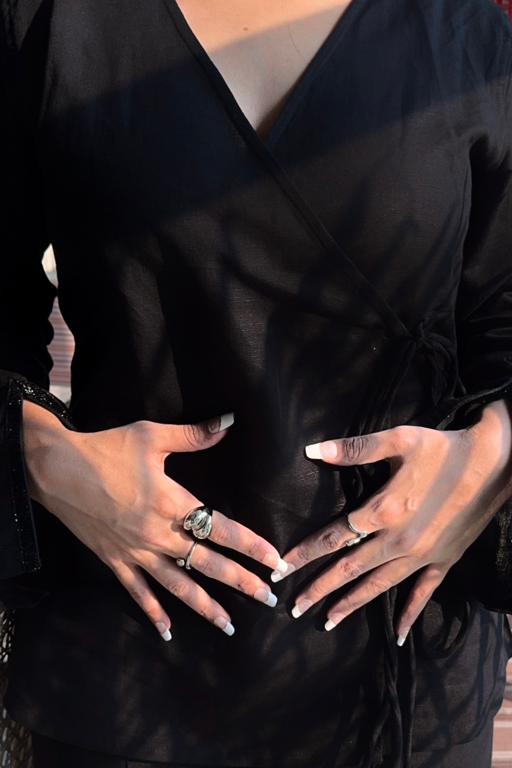 MIDNIGHT LINEN COORD