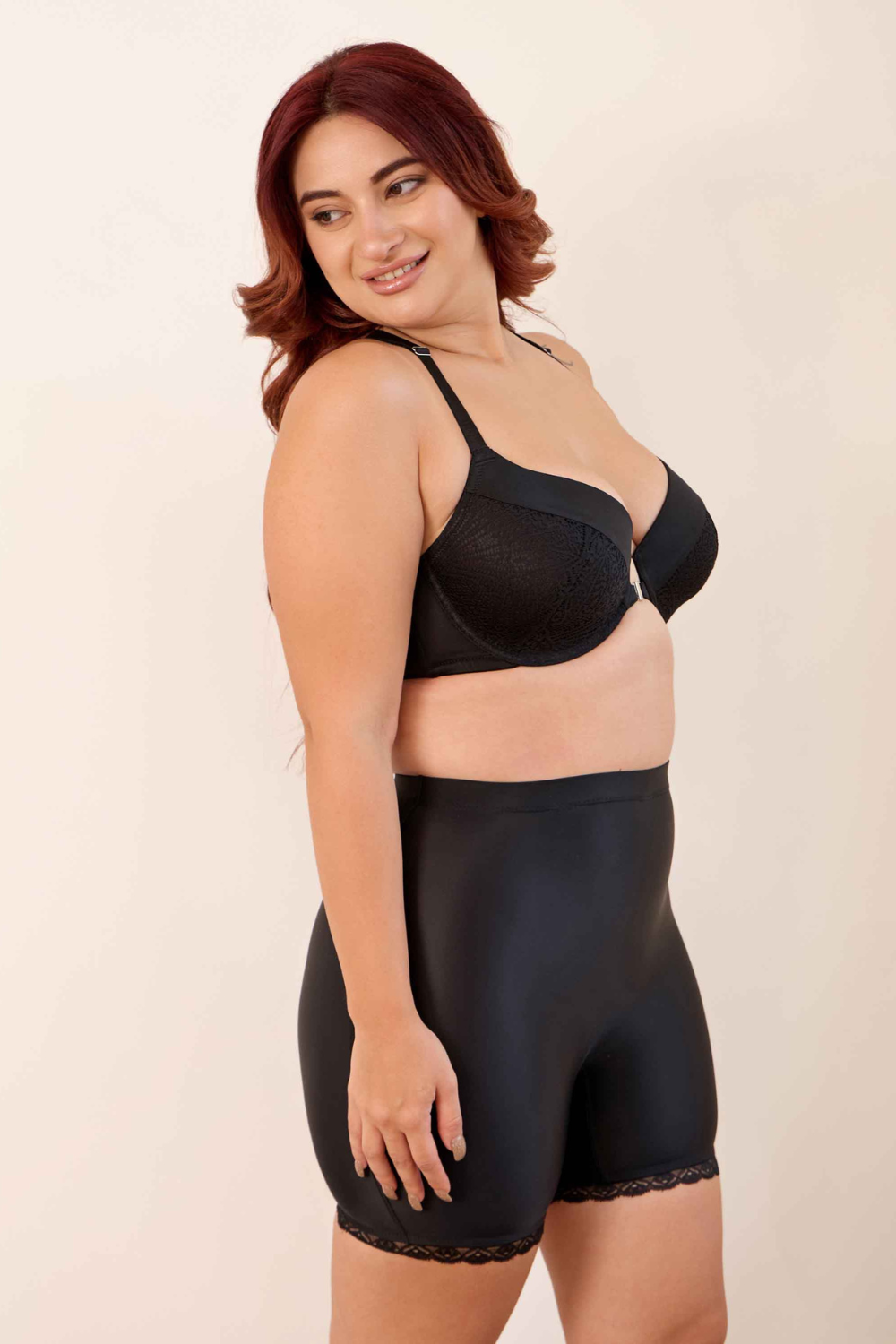 The Active Story Nude and Black Lace Shaping Briefs