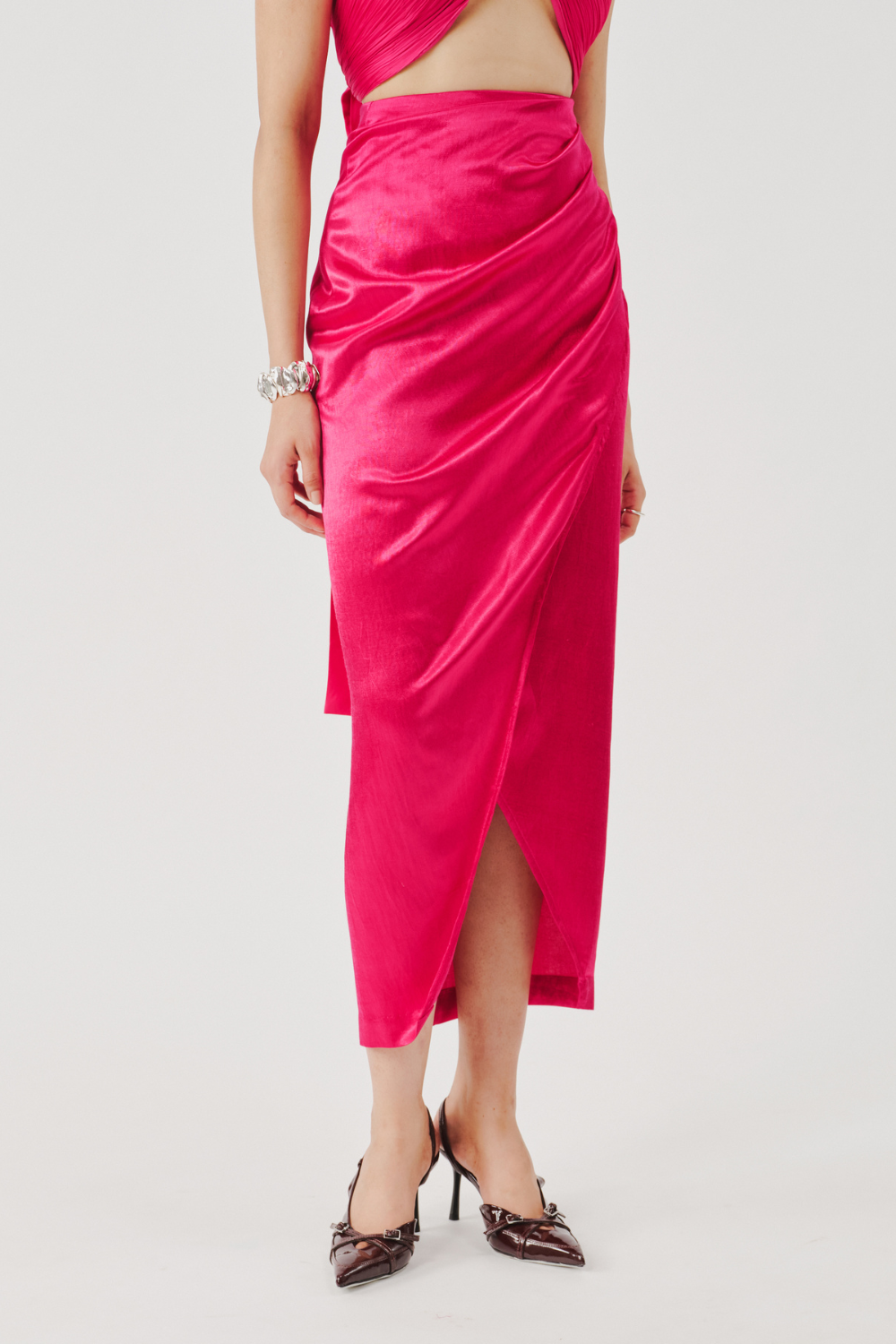 Carapace Skirt in Pink