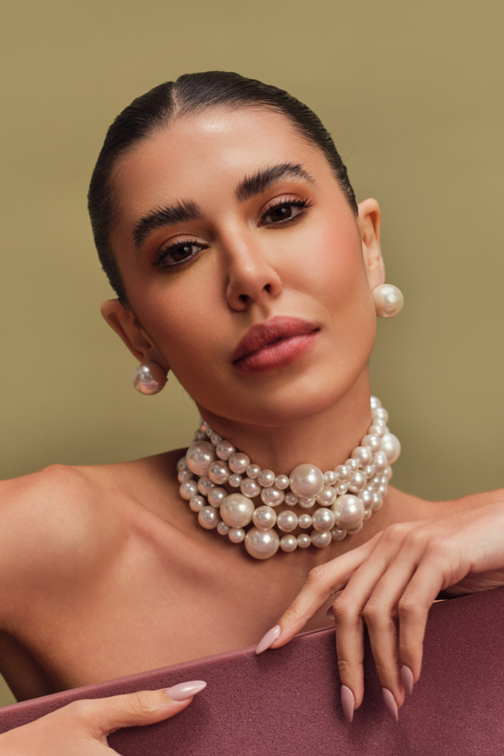 Mixed Pearl Choker
