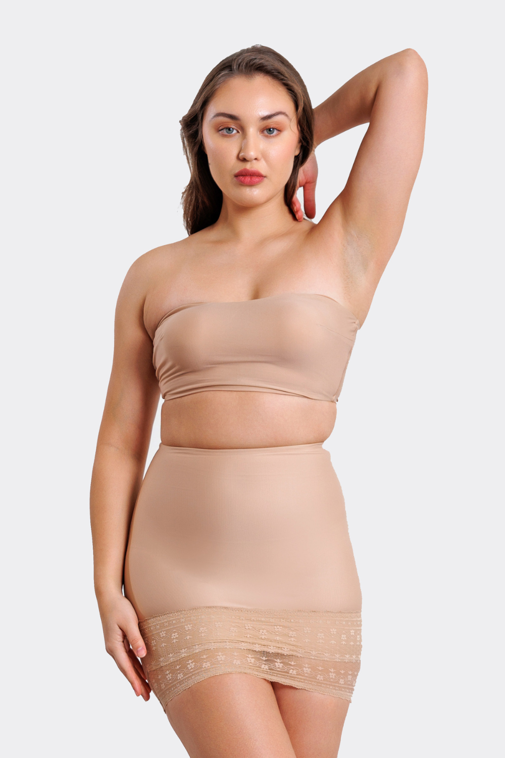 The Active Story Nude Lace Shaping Skirt