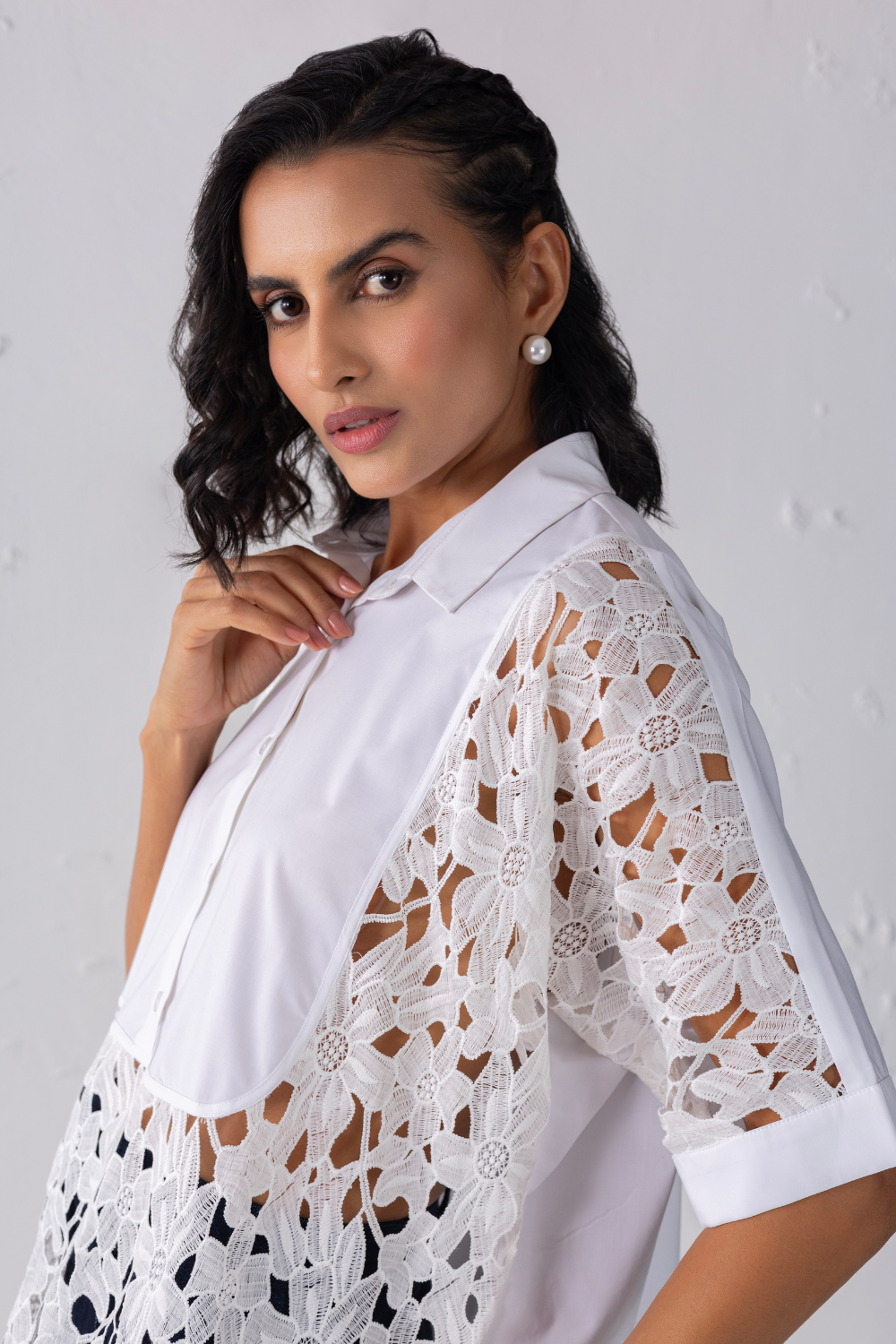 The Mesh Floral Shirt